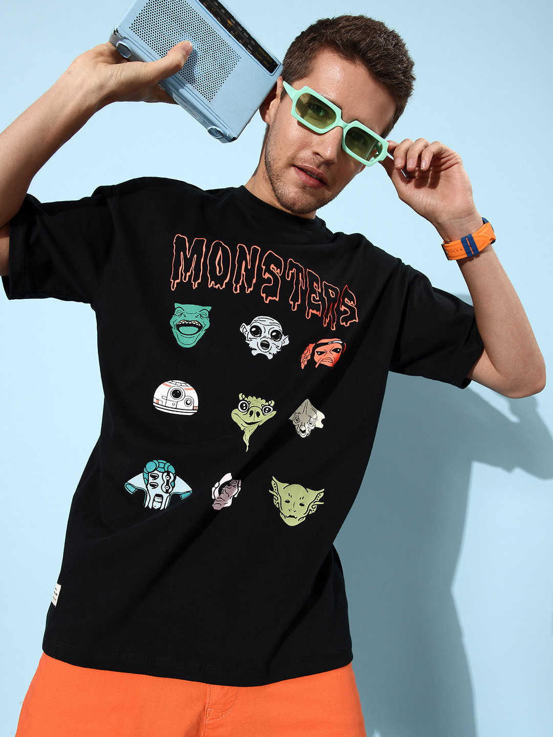 Kook N Keech Star Wars Men Pure Cotton Jet Black Printed Street Boys The Boxy Tee T-shirt
Kook N Keech Star Wars Men Pure Cotton Jet Black Printed Street Boys The Boxy Tee T-shirt