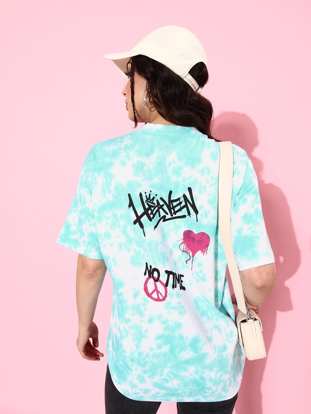 Kook N Keech Women Sea Green Tie and Dye Pure Cotton Hollaback Poster Graphics Oversize T-shirt
Kook N Keech Women Sea Green Tie and Dye Pure Cotton Hollaback Poster Graphics Oversize T-shirt