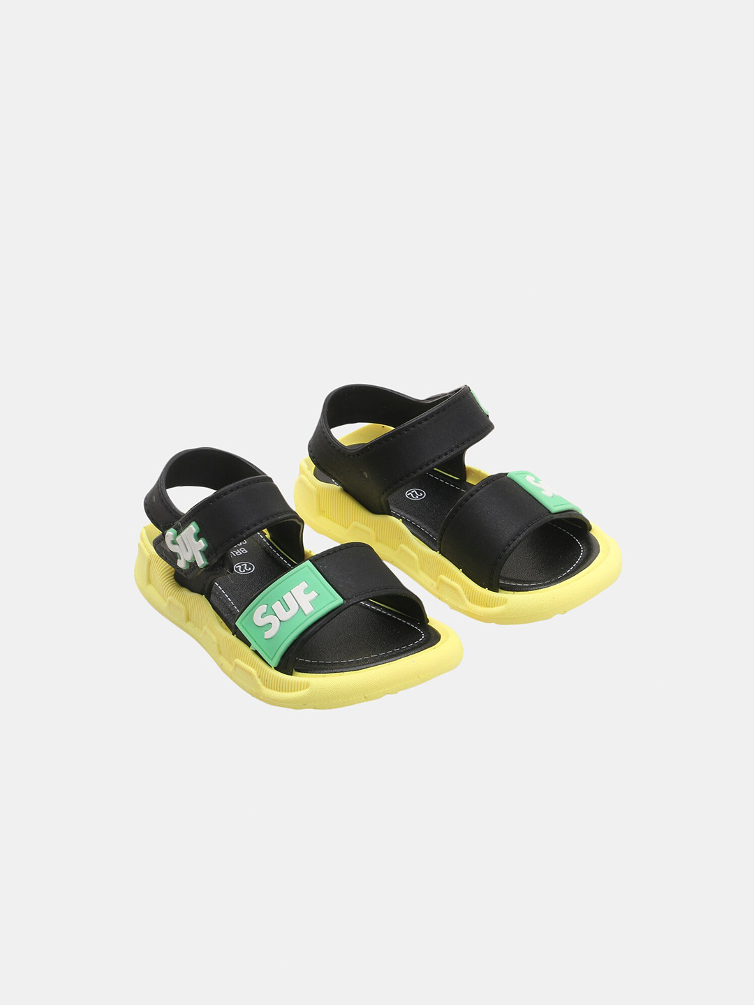 Hopscotch Boys Velcro Comfort Sandals, Yellow 
Hopscotch Boys Velcro Comfort Sandals, Yellow
