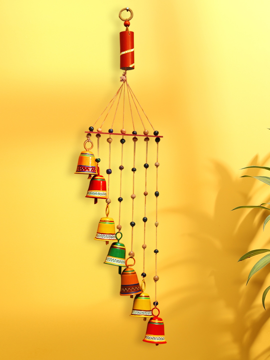 ExclusiveLane Breezy Chiming Hand-Painted Decorative Hanging Bells Wind Chime, Multi
ExclusiveLane Breezy Chiming Hand-Painted Decorative Hanging Bells Wind Chime, Multi