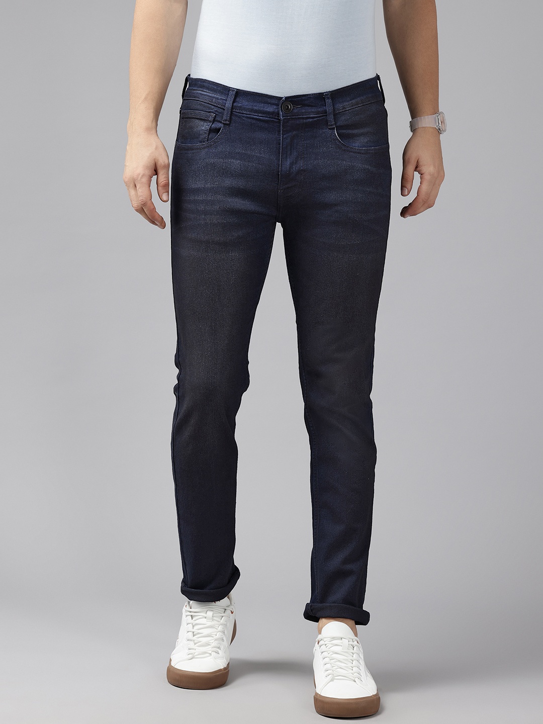 Pepe Jeans Men Vapour Tapered Fit Low-Rise Light Fade Stretchable Jeans, Navy blue
Pepe Jeans Men Vapour Tapered Fit Low-Rise Light Fade Stretchable Jeans, Navy blue