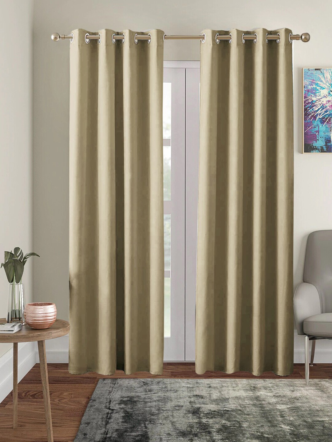 AEROHAVEN Blackout Solid Winter 2022 Beige & Silver-Toned Set of 2 Long Door Curtain
AEROHAVEN Blackout Solid Winter 2022 Beige & Silver-Toned Set of 2 Long Door Curtain