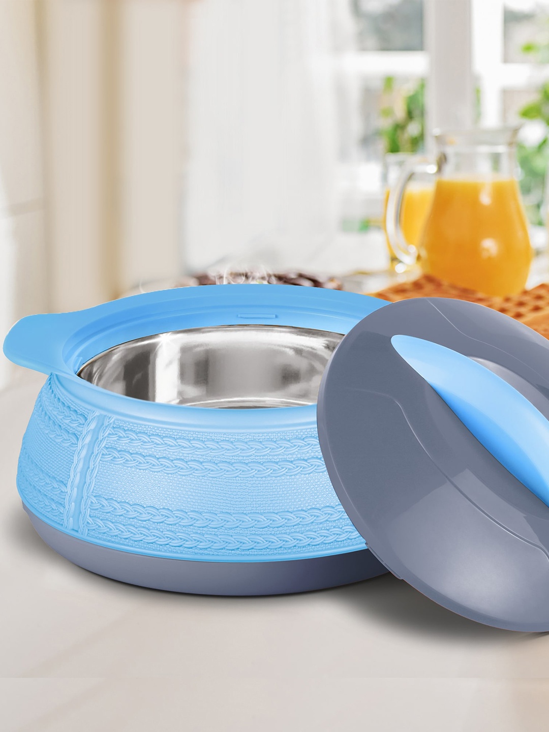 Milton Adore Jr. Set Of 3 Turquoise Blue Stainless Steel Casseroles 410 ml 740 ml 1.25 L
Milton Adore Jr. Set Of 3 Turquoise Blue Stainless Steel Casseroles 410 ml 740 ml 1.25 L