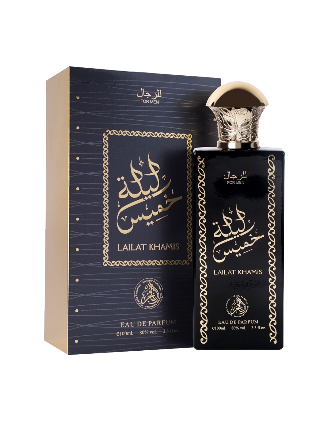 Al-Fakhr Perfumes Men Lailat Khamis Premium Long Lasting Eau de Parfum - 100 ml, Multi
Al-Fakhr Perfumes Men Lailat Khamis Premium Long Lasting Eau de Parfum - 100 ml, Multi