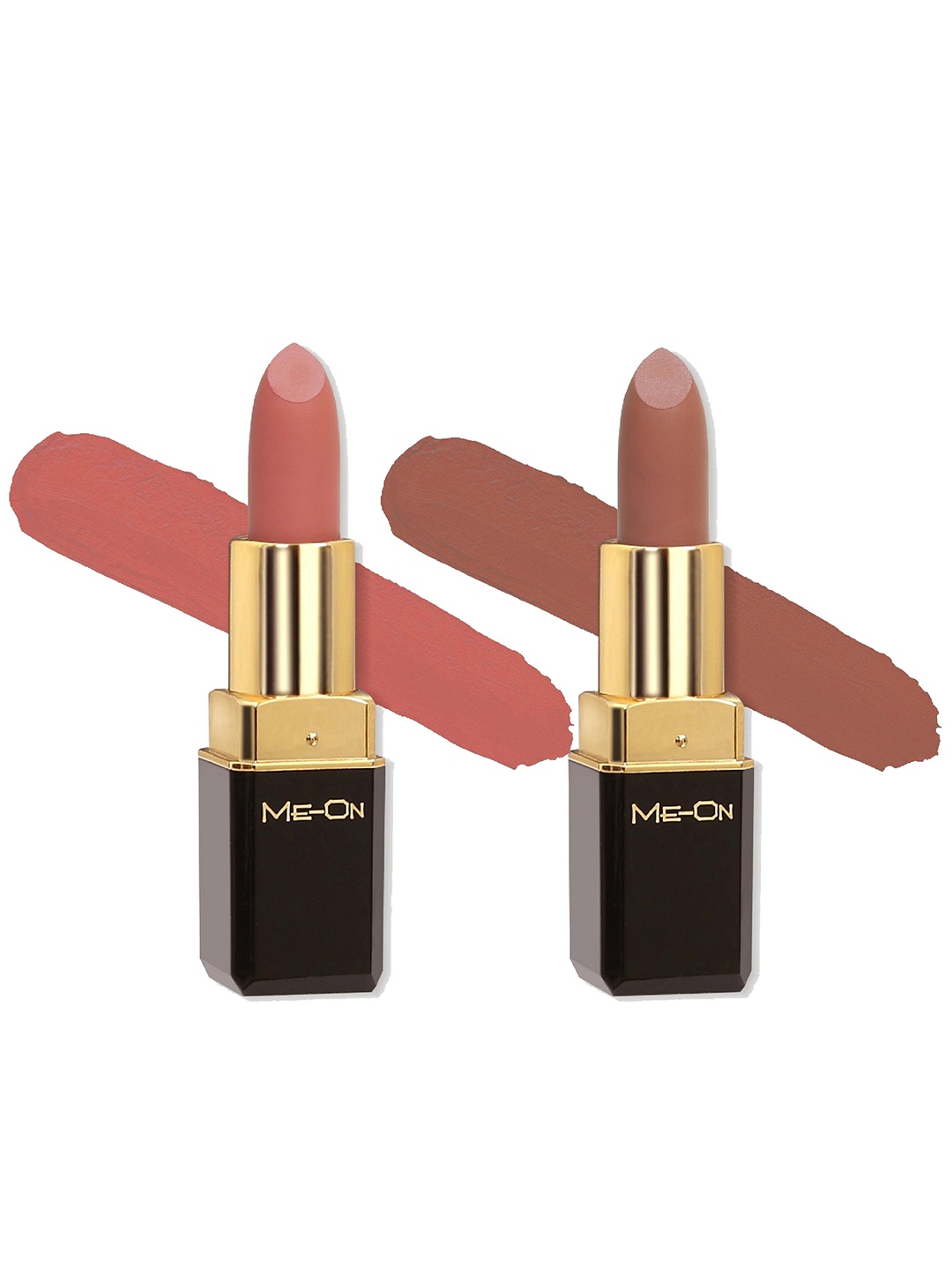 ME-ON Set of 2 Long-Lasting Color Addict HD Matte Lipsticks 4 g Each- Shade 20 - Shade 23, Brown
ME-ON Set of 2 Long-Lasting Color Addict HD Matte Lipsticks 4 g Each- Shade 20 - Shade 23, Brown