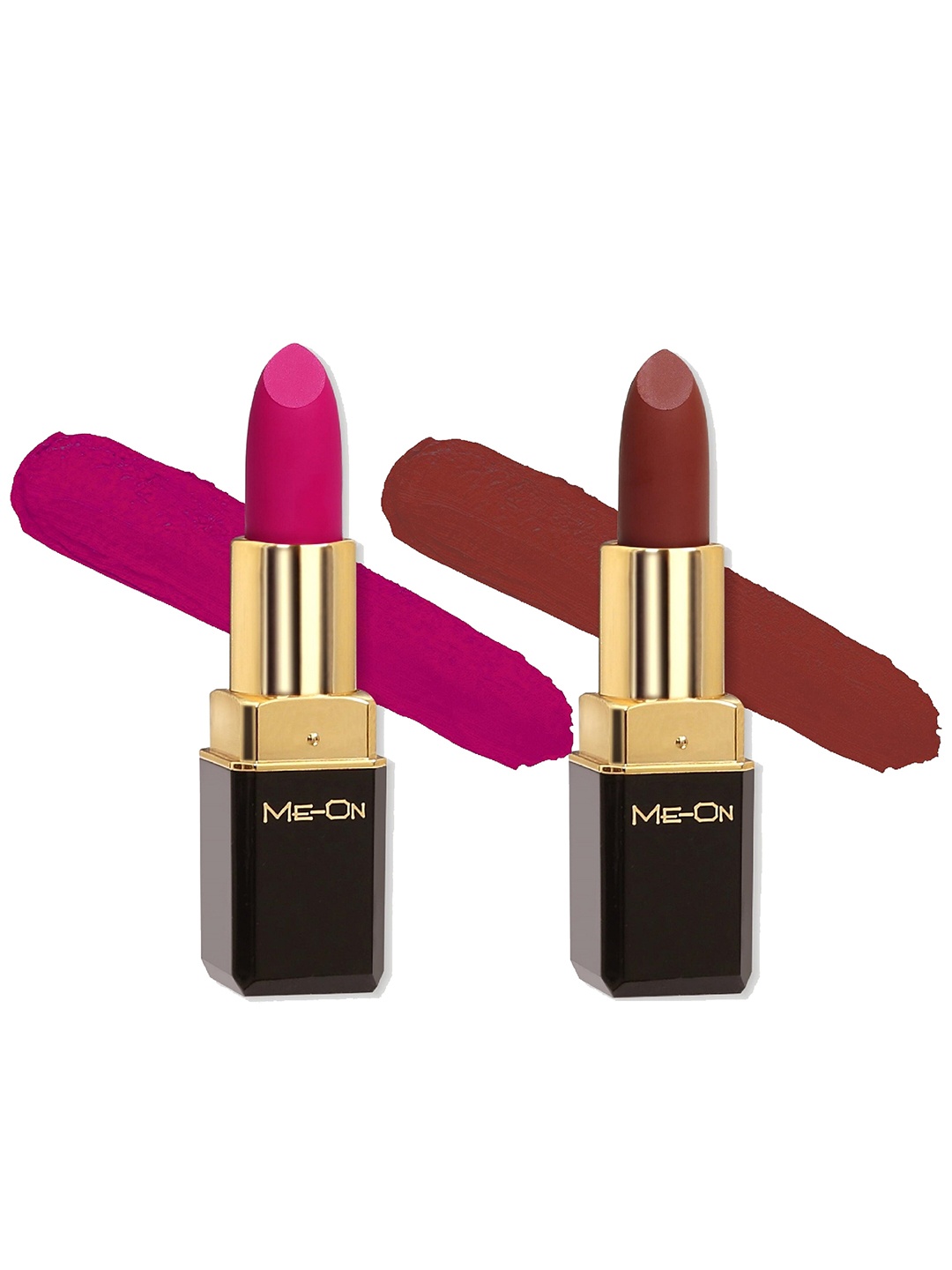 ME-ON Set Of 2 Color Addict 8Hrs Long Lasting HD Matte Lipsticks - Shades 08 & 15, Fuchsia
ME-ON Set Of 2 Color Addict 8Hrs Long Lasting HD Matte Lipsticks - Shades 08 & 15, Fuchsia