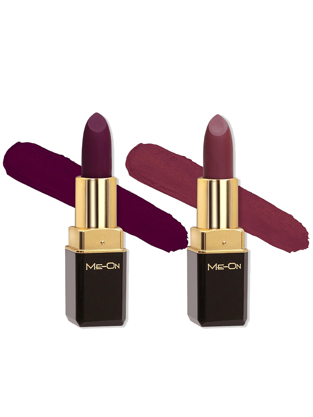 ME-ON Set Of 2 Color Addict 8Hrs Long Lasting HD Matte Lipsticks - Shades 14 & 24, Maroon
ME-ON Set Of 2 Color Addict 8Hrs Long Lasting HD Matte Lipsticks - Shades 14 & 24, Maroon