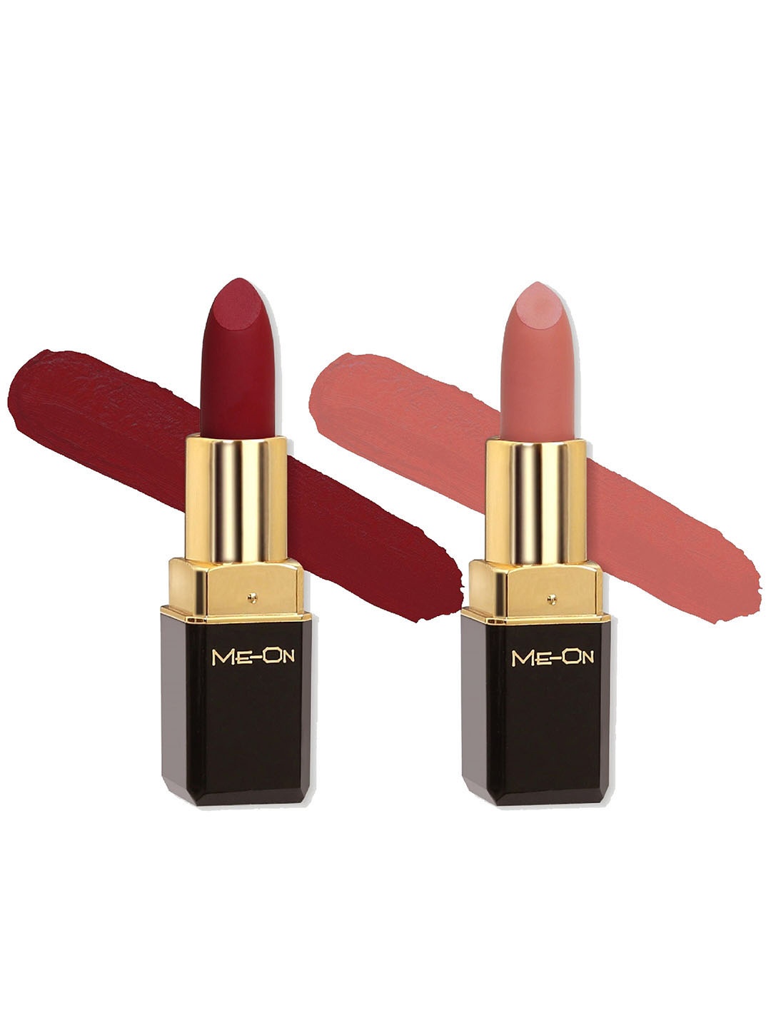ME-ON Color Addict Set Of 2 8H Long Lasting HD Matte Lipsticks-Shade 3-Shade 20, Maroon
ME-ON Color Addict Set Of 2 8H Long Lasting HD Matte Lipsticks-Shade 3-Shade 20, Maroon