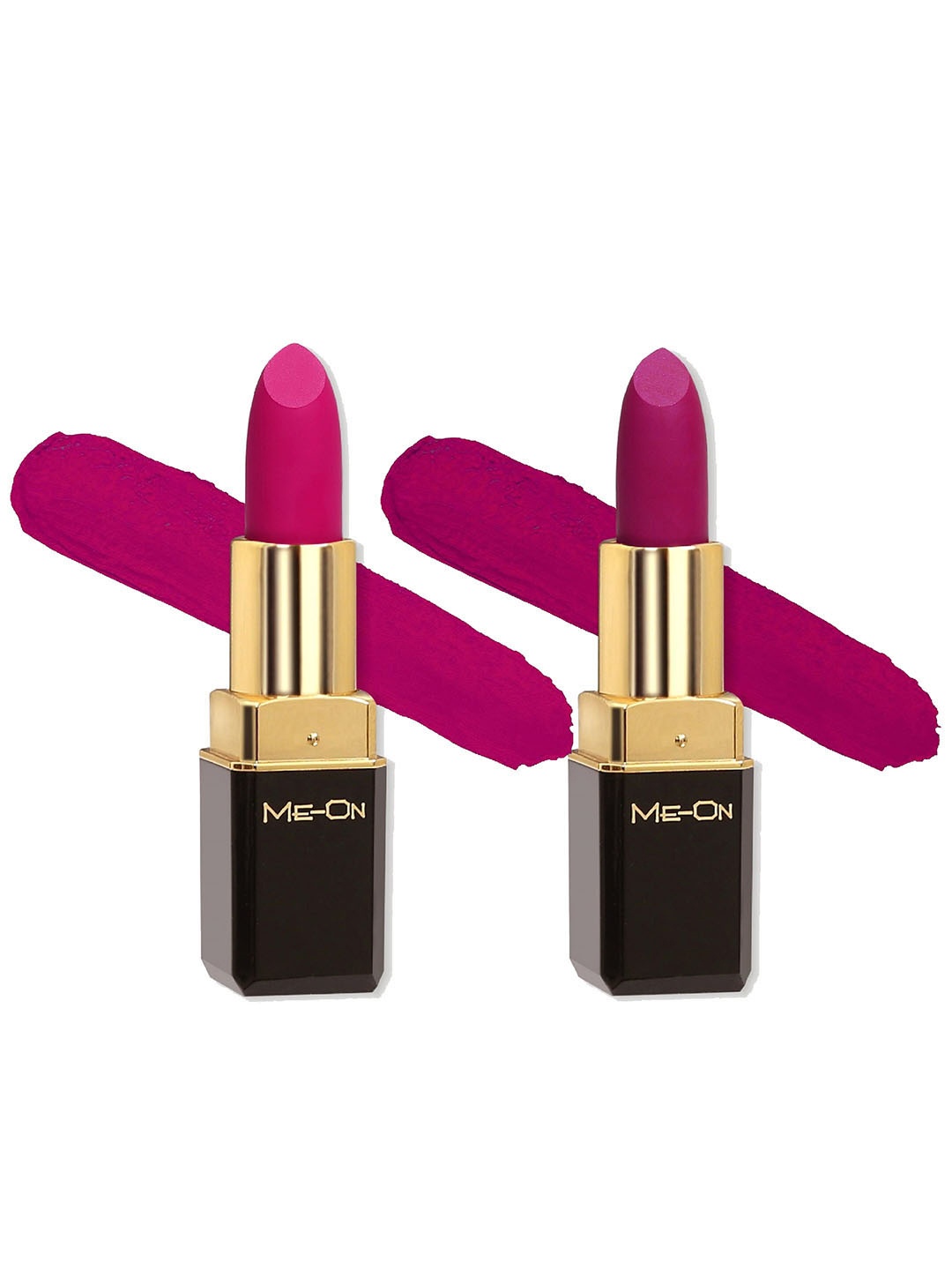 ME-ON Set Of 2 Color Addict Long Lasting HD Matte Lipstick 4g Each - Shade 8 & 9, Pink
ME-ON Set Of 2 Color Addict Long Lasting HD Matte Lipstick 4g Each - Shade 8 & 9, Pink