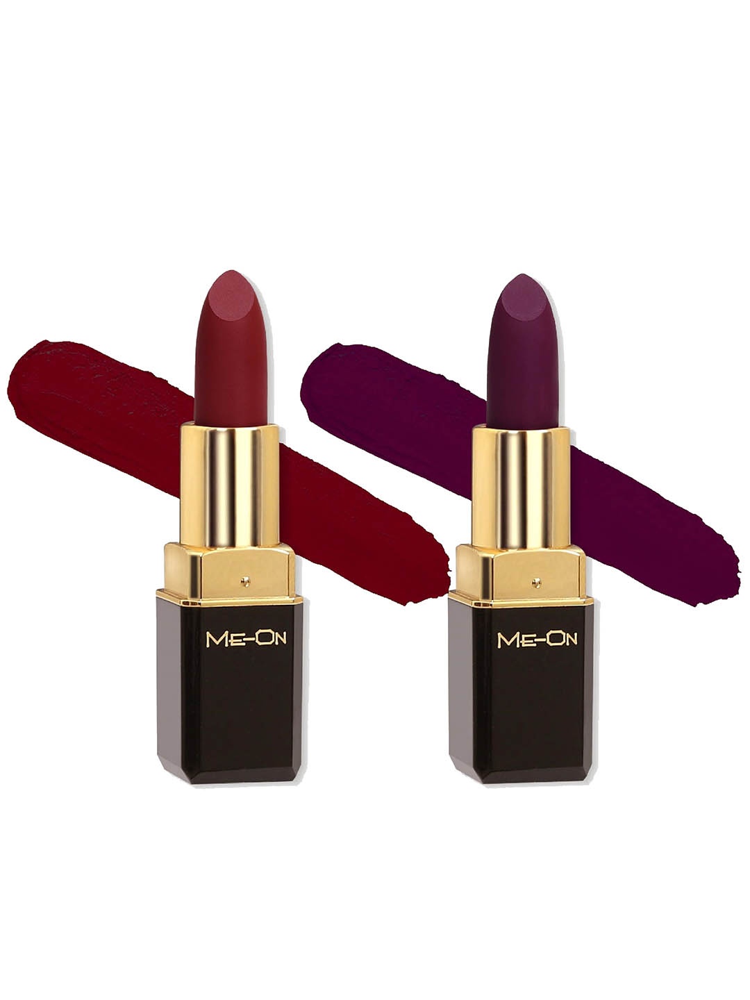 ME-ON Color Addict Set Of 2 Long Lasting HD Matte Lipstick -Shade 06 & Shade 14, Brown
ME-ON Color Addict Set Of 2 Long Lasting HD Matte Lipstick -Shade 06 & Shade 14, Brown