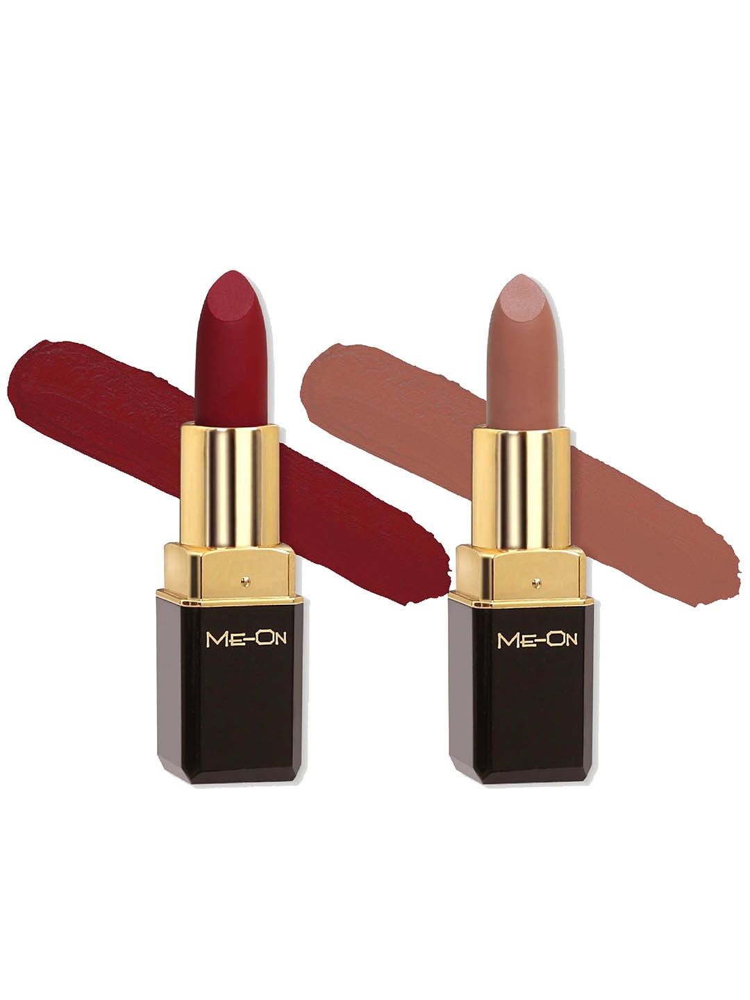 ME-ON Color Addict Set Of 2 Long Lasting HD Matte Lipstick -Shade 03 & Shade 23, Brown
ME-ON Color Addict Set Of 2 Long Lasting HD Matte Lipstick -Shade 03 & Shade 23, Brown