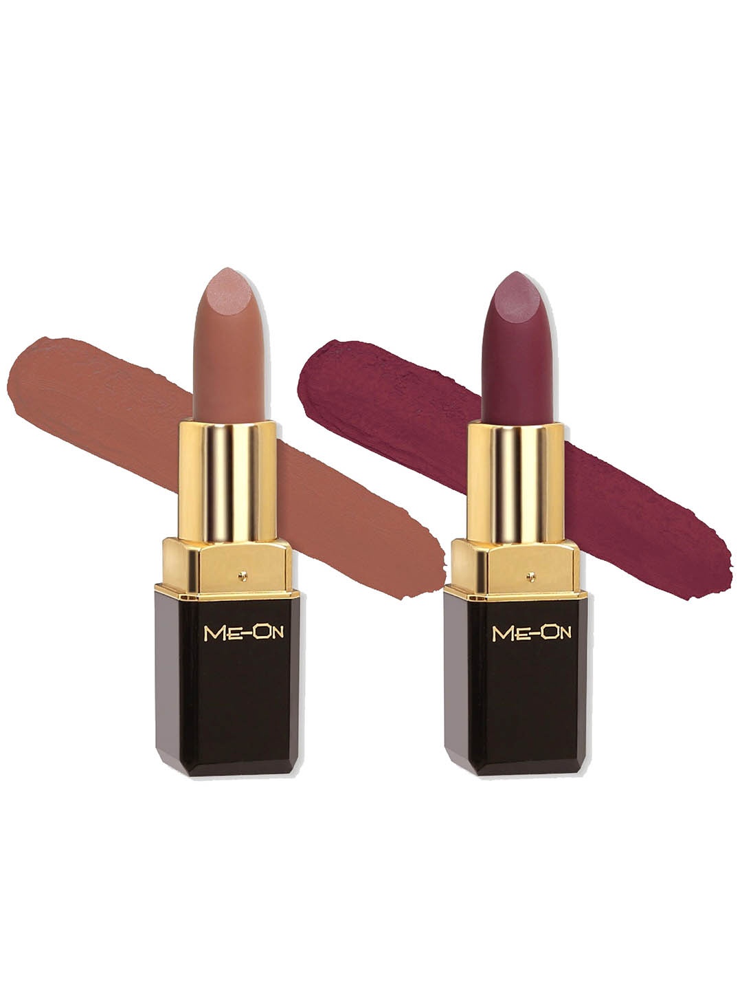 ME-ON Color Addict Set Of 2 Long Lasting HD Matte Lipstick -Shade 23 & Shade 24, Nude
ME-ON Color Addict Set Of 2 Long Lasting HD Matte Lipstick -Shade 23 & Shade 24, Nude