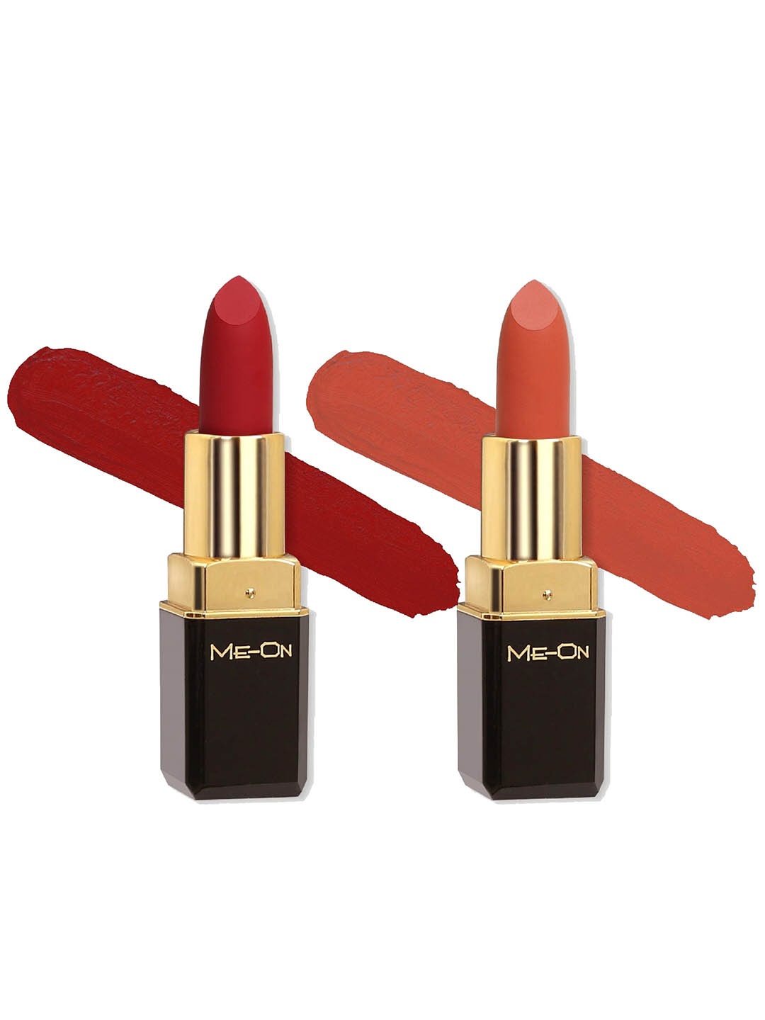 ME-ON Set of 2 Color Addict Long Lasting HD Matte Lipstick 4g each - Shade 05 & 19, Red
ME-ON Set of 2 Color Addict Long Lasting HD Matte Lipstick 4g each - Shade 05 & 19, Red