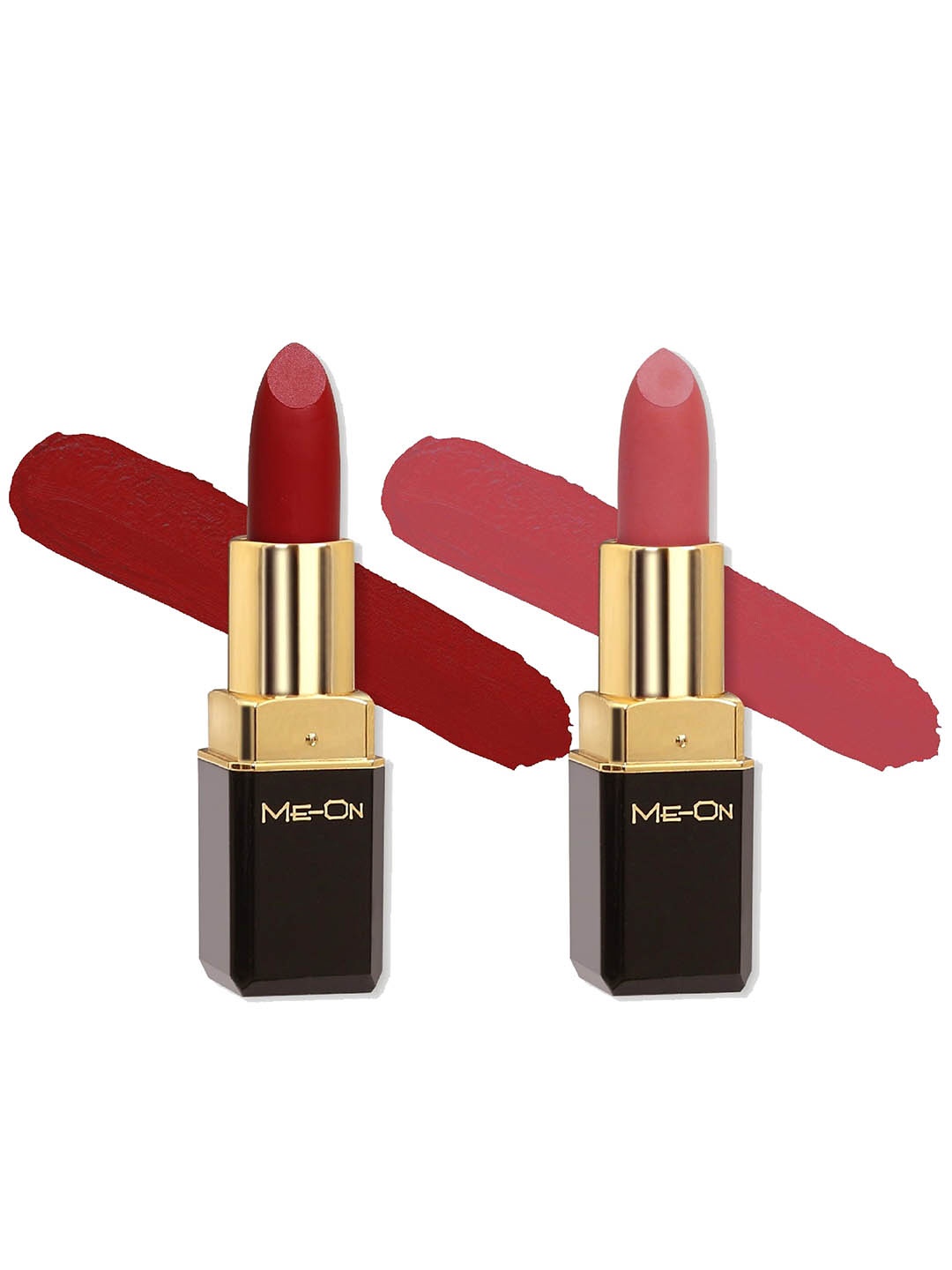 ME-ON Set of 2 Color Addict Long Lasting HD Matte Lipstick 4g each - Shade 01 & 21, Maroon
ME-ON Set of 2 Color Addict Long Lasting HD Matte Lipstick 4g each - Shade 01 & 21, Maroon