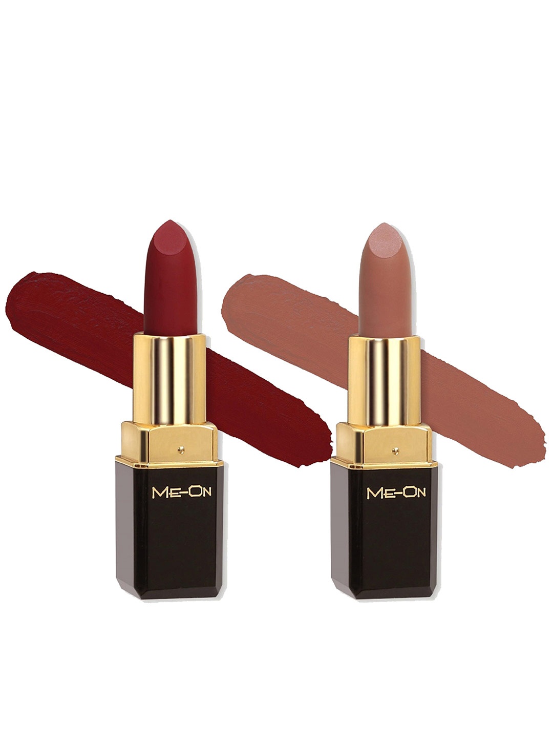 ME-ON Set of 2 Color Addict Long Lasting HD Matte Lipstick 4g each - Shade 04 & 23, Maroon
ME-ON Set of 2 Color Addict Long Lasting HD Matte Lipstick 4g each - Shade 04 & 23, Maroon