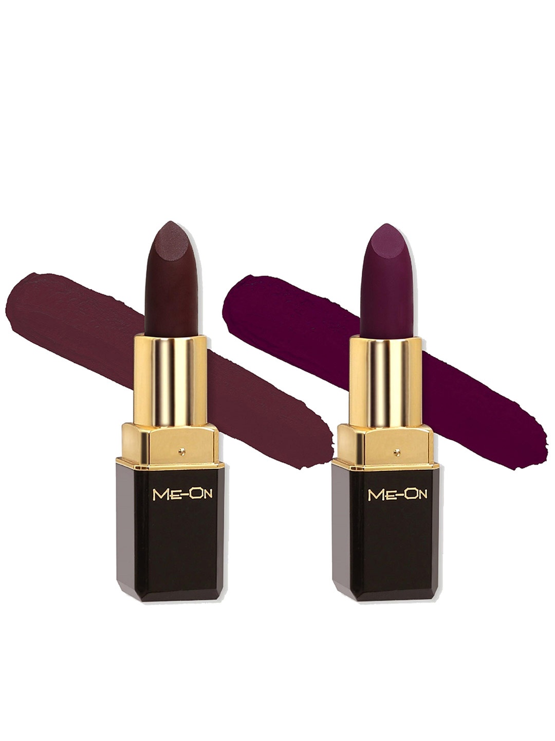ME-ON Set of 2 Color Addict Long Lasting HD Matte Lipstick 4g each - Shade 12 & 14, Brown
ME-ON Set of 2 Color Addict Long Lasting HD Matte Lipstick 4g each - Shade 12 & 14, Brown