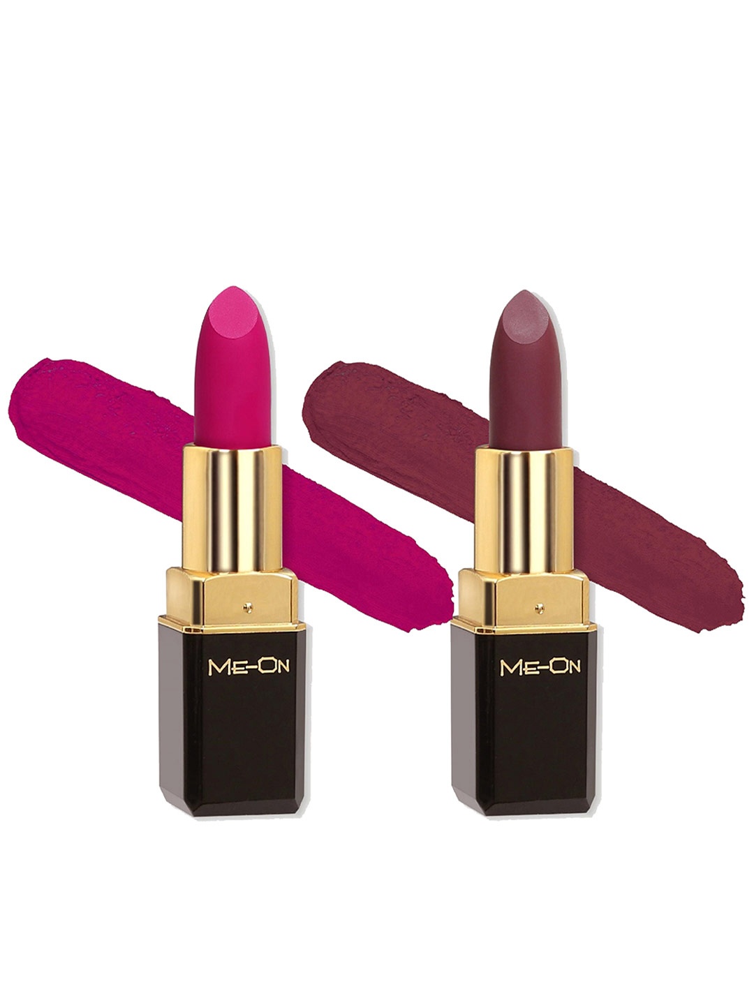 ME-ON Set Of 2 Color Addict Long Lasting HD Matte Lipsticks - Shades 08 & 24, Fuchsia
ME-ON Set Of 2 Color Addict Long Lasting HD Matte Lipsticks - Shades 08 & 24, Fuchsia
