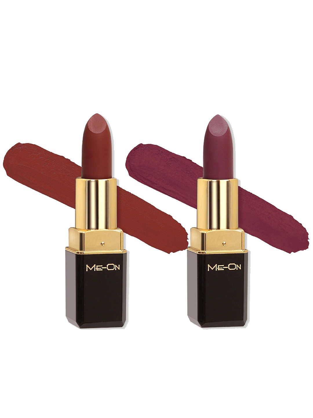ME-ON Set Of 2 Color Addict Long Lasting HD Matte Lipstick 4g Each - Shade 15 & 24, Brown
ME-ON Set Of 2 Color Addict Long Lasting HD Matte Lipstick 4g Each - Shade 15 & 24, Brown