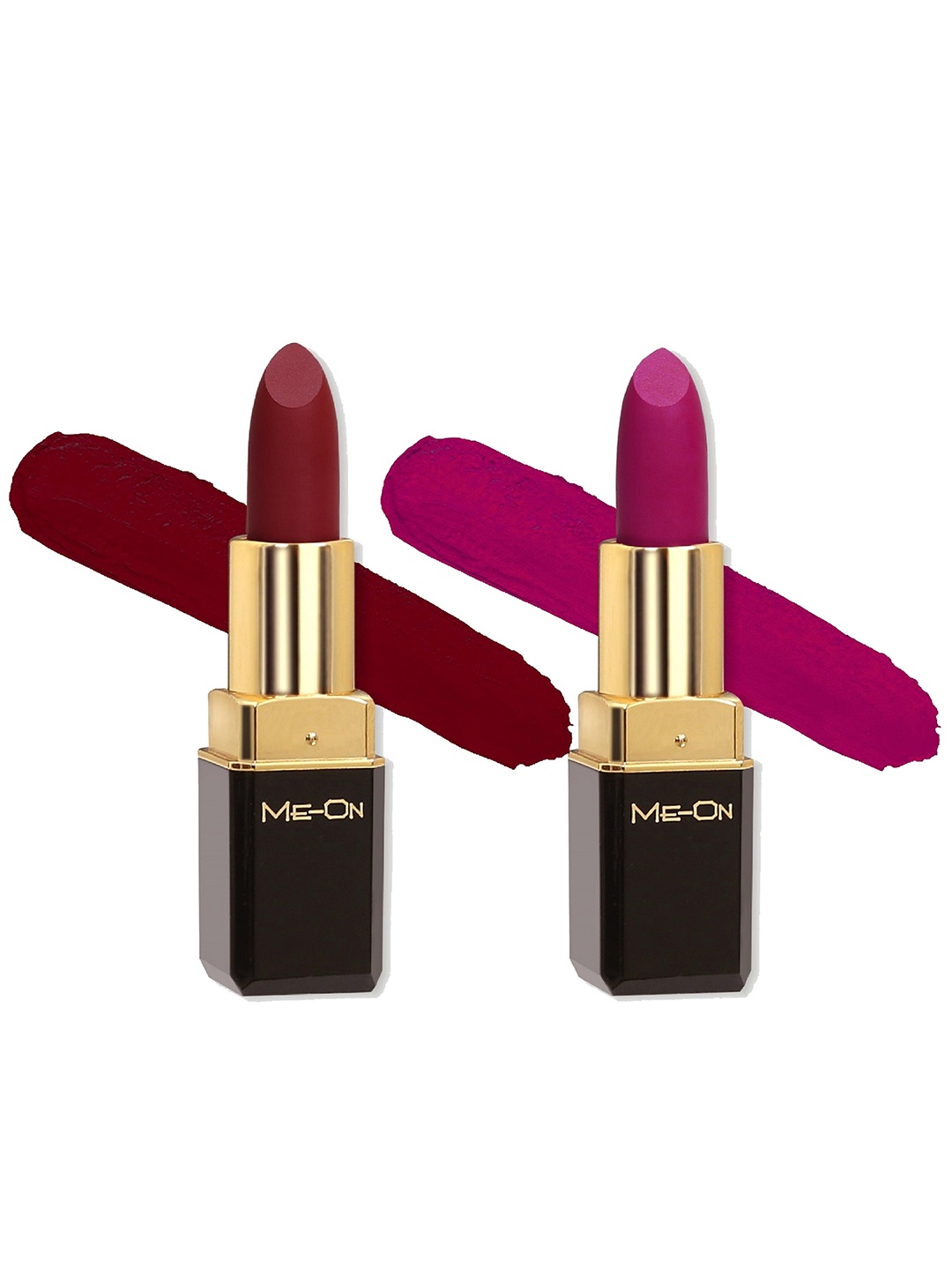 ME-ON Set Of 2 Color Addict Long Lasting HD Matte Lipstick 4g Each - Shade 6 & 9, Maroon
ME-ON Set Of 2 Color Addict Long Lasting HD Matte Lipstick 4g Each - Shade 6 & 9, Maroon
