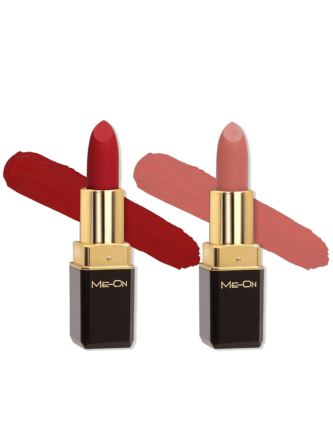 ME-ON Color Addict Set Of 2 Long Lasting HD Matte Lipsticks - Shade 05 & Shade 20, Red
ME-ON Color Addict Set Of 2 Long Lasting HD Matte Lipsticks - Shade 05 & Shade 20, Red