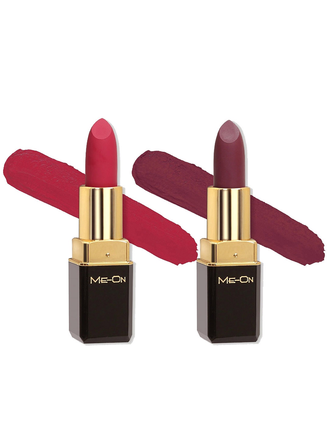 ME-ON Set of 2 Color Addict Long Lasting HD Matte Lipstick 4 g Each - Shade 07 & Shade 24, Red
ME-ON Set of 2 Color Addict Long Lasting HD Matte Lipstick 4 g Each - Shade 07 & Shade 24, Red