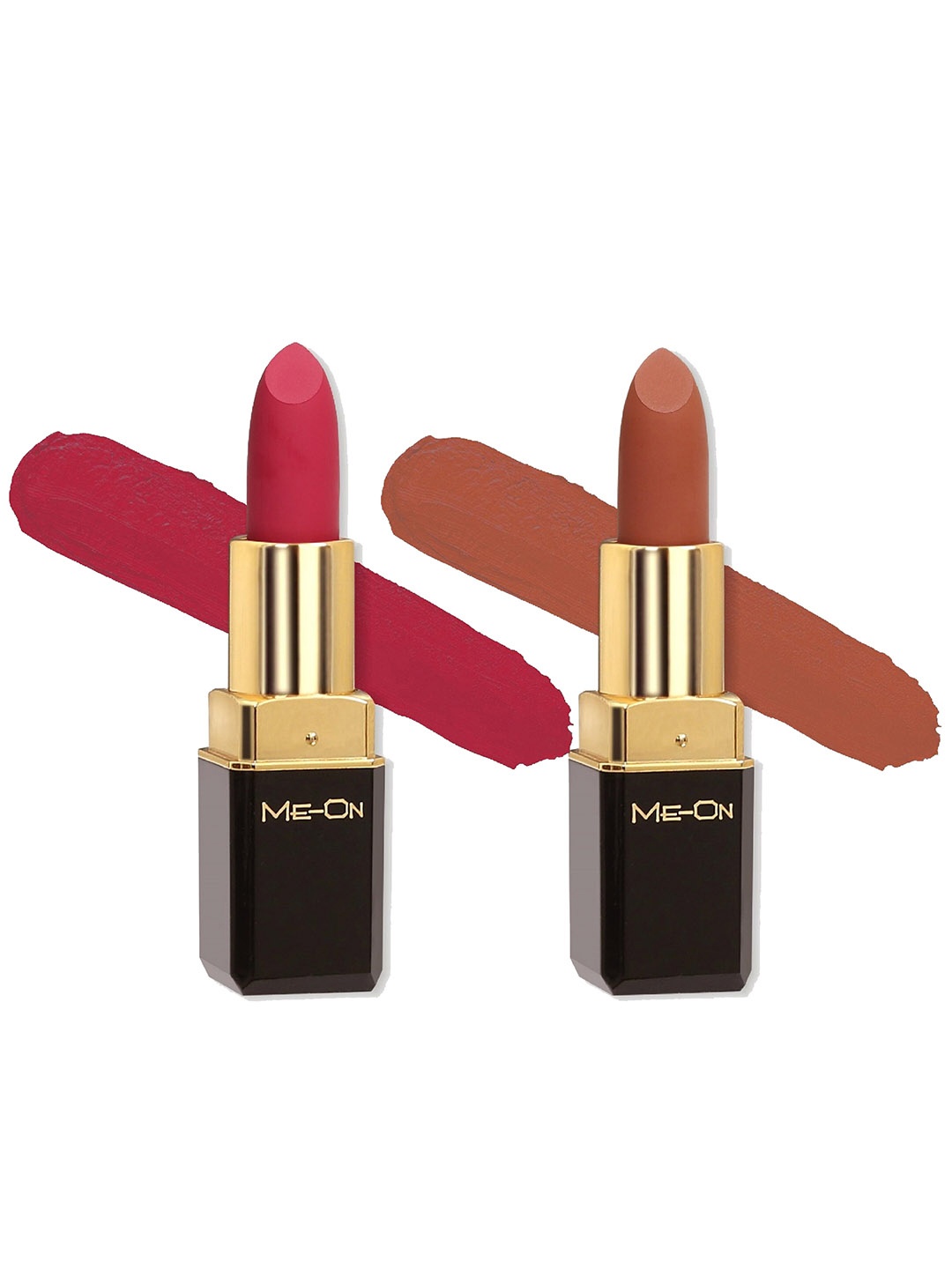 ME-ON Set of 2 Color Addict Long Lasting HD Matte Lipstick 4 g Each - Shade 07 & 18, Brown
ME-ON Set of 2 Color Addict Long Lasting HD Matte Lipstick 4 g Each - Shade 07 & 18, Brown