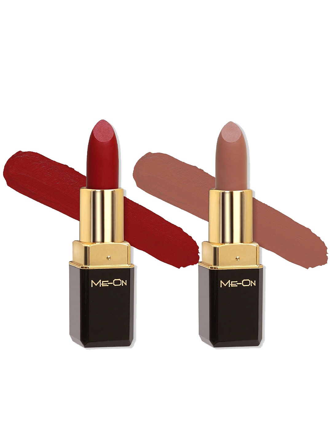 ME-ON Set of 2 Color Addict Long Lasting HD Matte Lipstick 4 g Each - Shade 01 & Shade 23, Maroon
ME-ON Set of 2 Color Addict Long Lasting HD Matte Lipstick 4 g Each - Shade 01 & Shade 23, Maroon