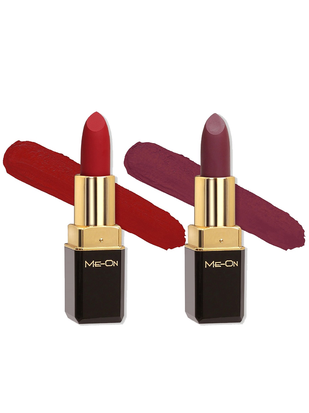 ME-ON Set of 2 Color Addict Long Lasting HD Matte Lipstick 4 g Each - Shade 05 & Shade 24, Red
ME-ON Set of 2 Color Addict Long Lasting HD Matte Lipstick 4 g Each - Shade 05 & Shade 24, Red