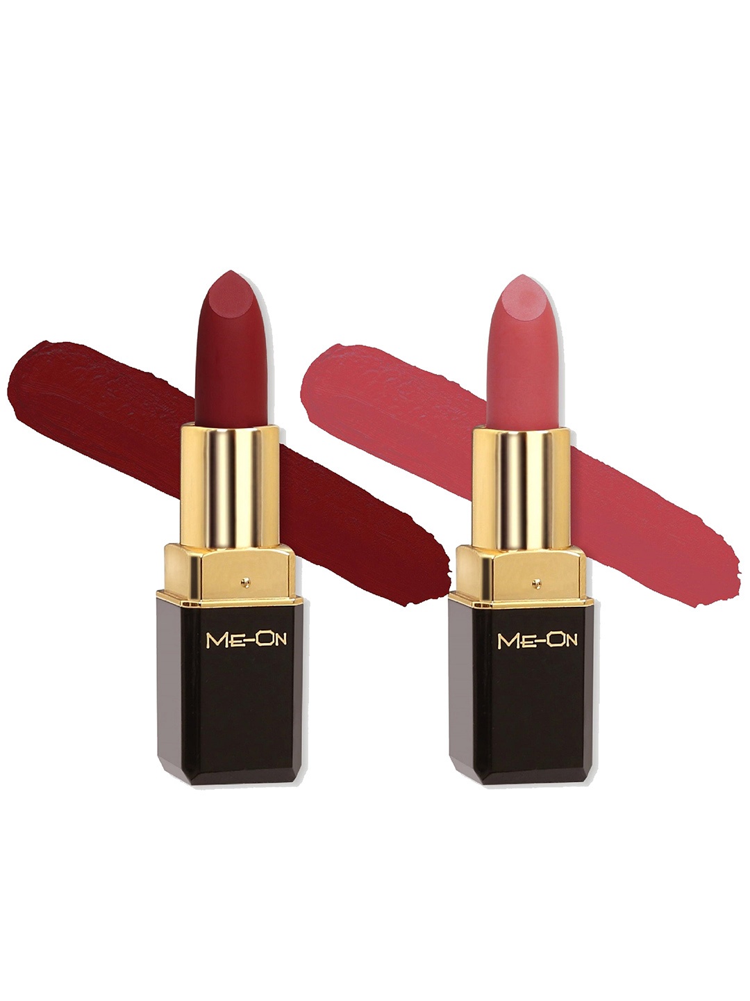 ME-ON Set of 2 Color Addict Long Lasting HD Matte Lipstick 4 g Each - Shade 04 & Shade 21, Red
ME-ON Set of 2 Color Addict Long Lasting HD Matte Lipstick 4 g Each - Shade 04 & Shade 21, Red