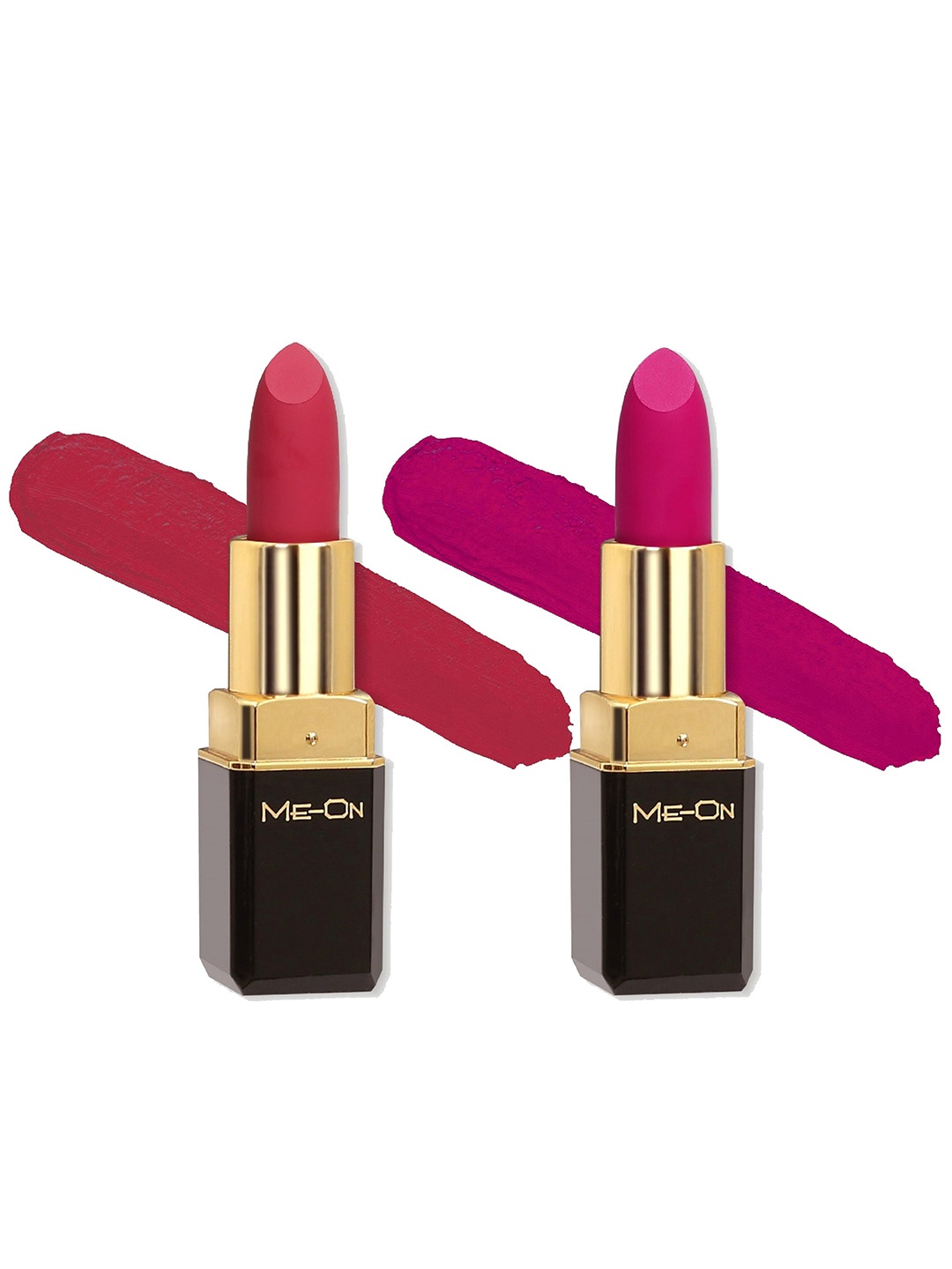 ME-ON Set Of 2 Color Addict 8HR Long-Lasting HD Matte Lipstick - Shades 07 & 08, Pink
ME-ON Set Of 2 Color Addict 8HR Long-Lasting HD Matte Lipstick - Shades 07 & 08, Pink