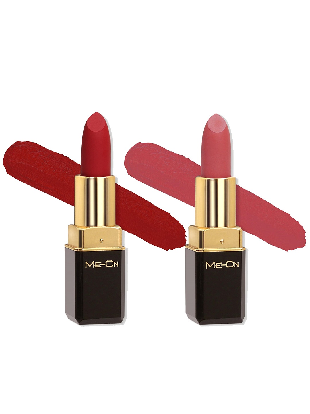 ME-ON Set Of 2 Color Addict 8HR Long-Lasting HD Matte Lipstick - Shades 05 & 21, Pink
ME-ON Set Of 2 Color Addict 8HR Long-Lasting HD Matte Lipstick - Shades 05 & 21, Pink