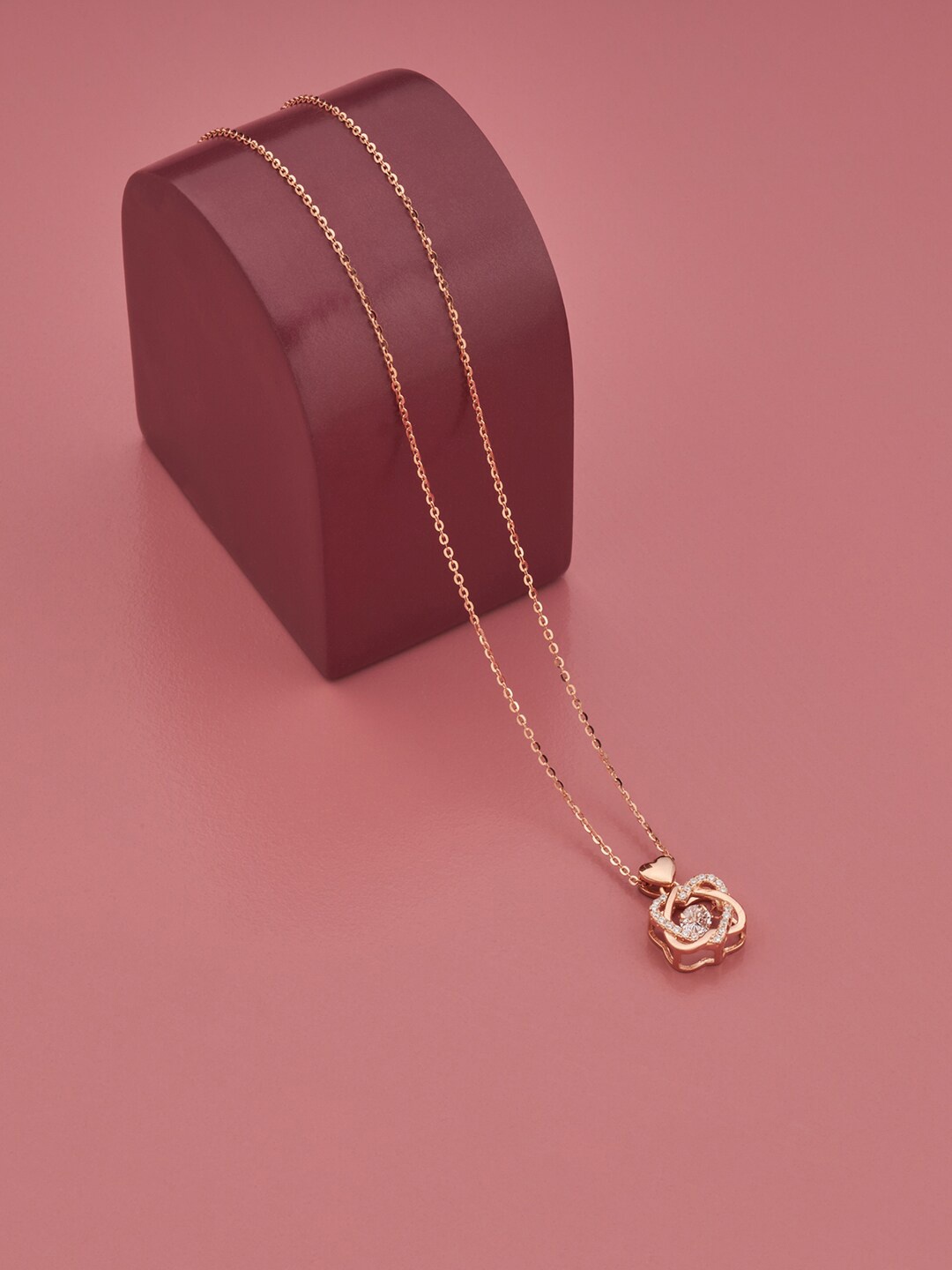 Kushal's Fashion Jewellery Women 92.5 Silver & Rose Gold-Plated Cubic Zirconia Chain, White
Kushal's Fashion Jewellery Women 92.5 Silver & Rose Gold-Plated Cubic Zirconia Chain, White