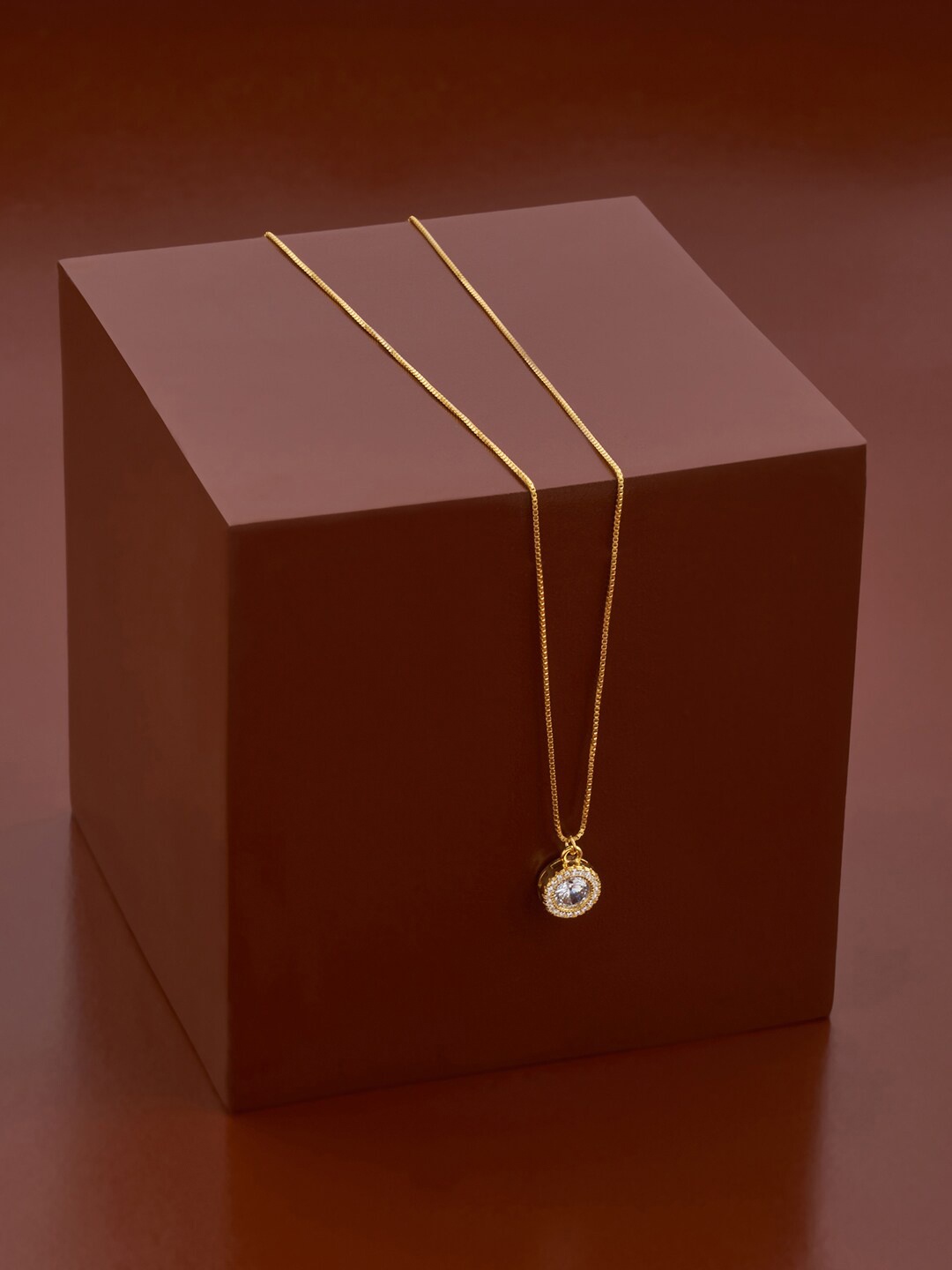 Kushal's Fashion Jewellery Women 92.5 Silver & Gold-Plated Cubic Zirconia Chain, White
Kushal's Fashion Jewellery Women 92.5 Silver & Gold-Plated Cubic Zirconia Chain, White