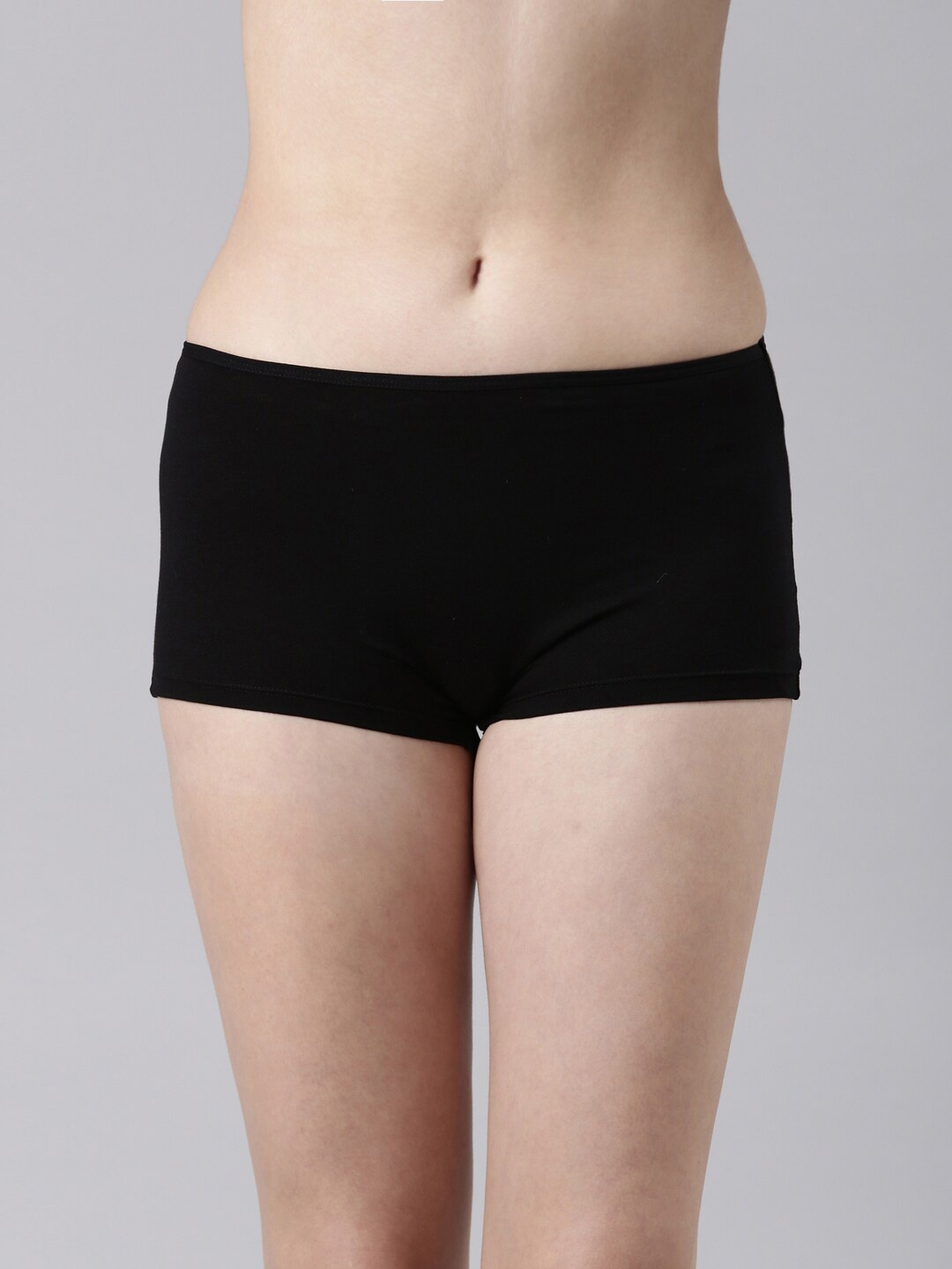 FASO Women Boy Shorts Briefs, Black