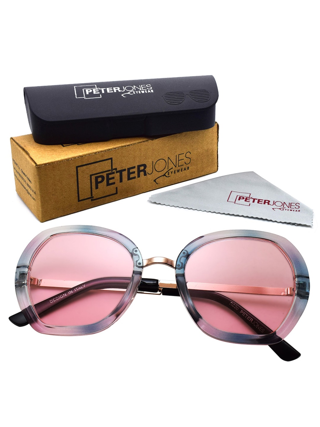 Peter Jones Eyewear Women Butterfly Sunglasses with UV Protected Lens- RD020PK_S, Pink
Peter Jones Eyewear Women Butterfly Sunglasses with UV Protected Lens- RD020PK_S, Pink
