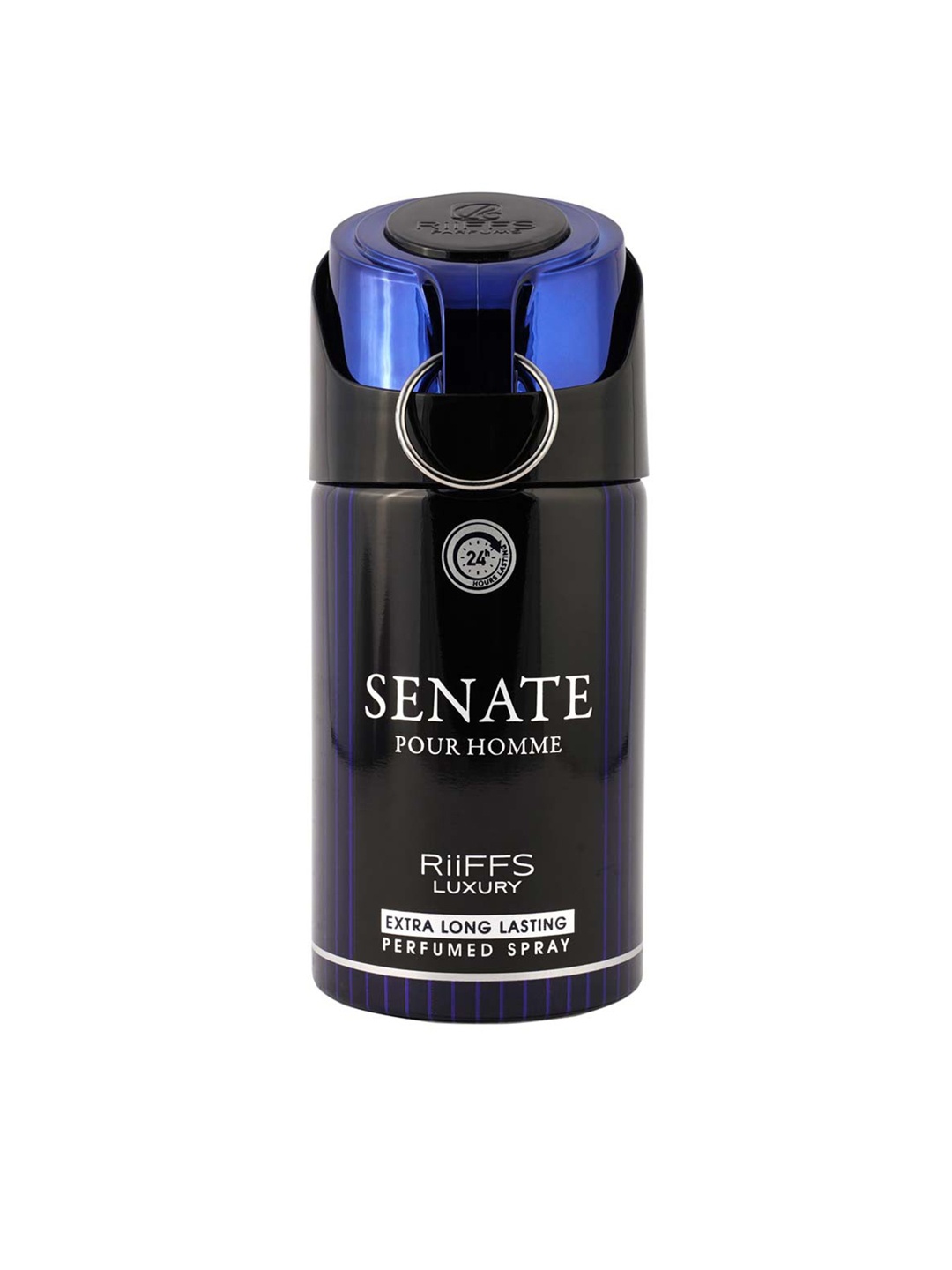 RIIFFS Men Senate Long-Lasting Deodorant Body Spray with Soothing Fragrance - 250ml, Black
RIIFFS Men Senate Long-Lasting Deodorant Body Spray with Soothing Fragrance - 250ml, Black
