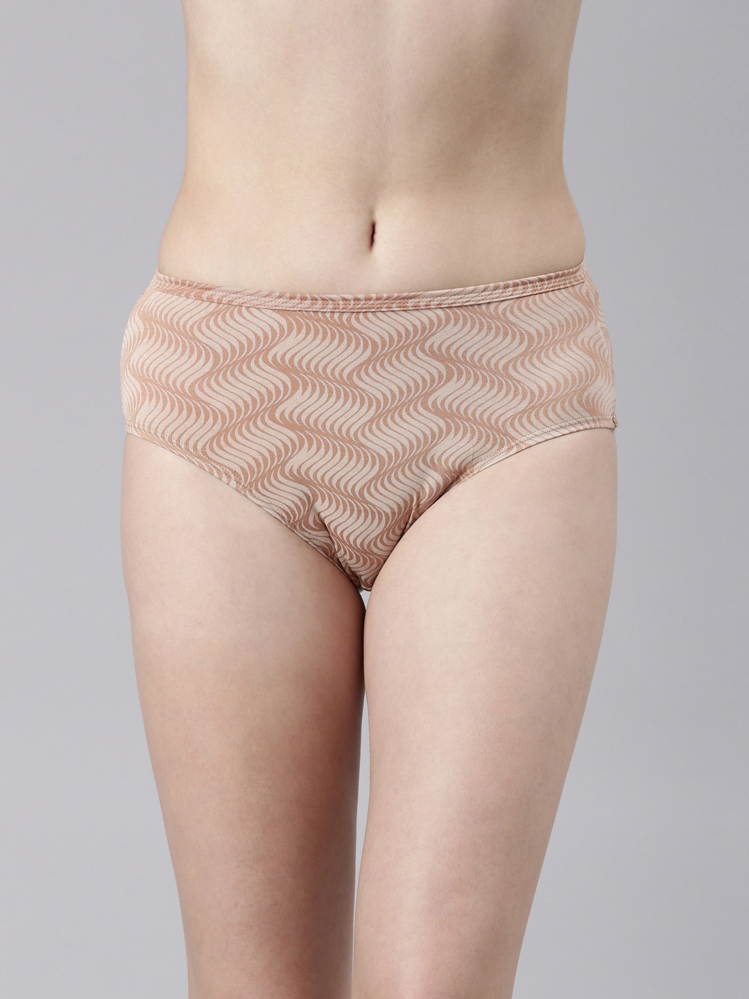 FASO Women Printed Mid-Rise Hipster Briefs, Beige 
FASO Women Printed Mid-Rise Hipster Briefs, Beige