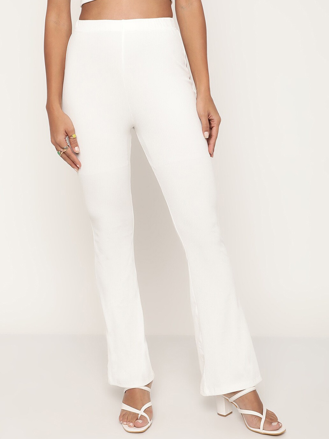 Sugathari Women Relaxed Straight Leg Skinny Fit High-Rise Wrinkle Free Trousers, White
Sugathari Women Relaxed Straight Leg Skinny Fit High-Rise Wrinkle Free Trousers, White