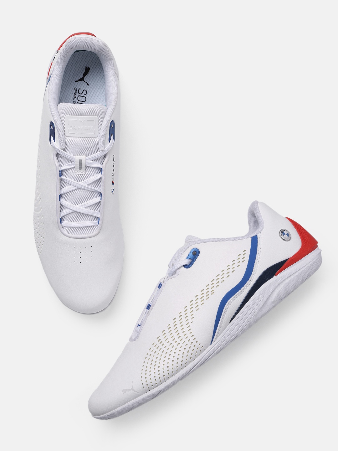 PUMA Motorsport Unisex BMW M Motorsport Drift Cat Decima Perforated Sneakers, White
PUMA Motorsport Unisex BMW M Motorsport Drift Cat Decima Perforated Sneakers, White