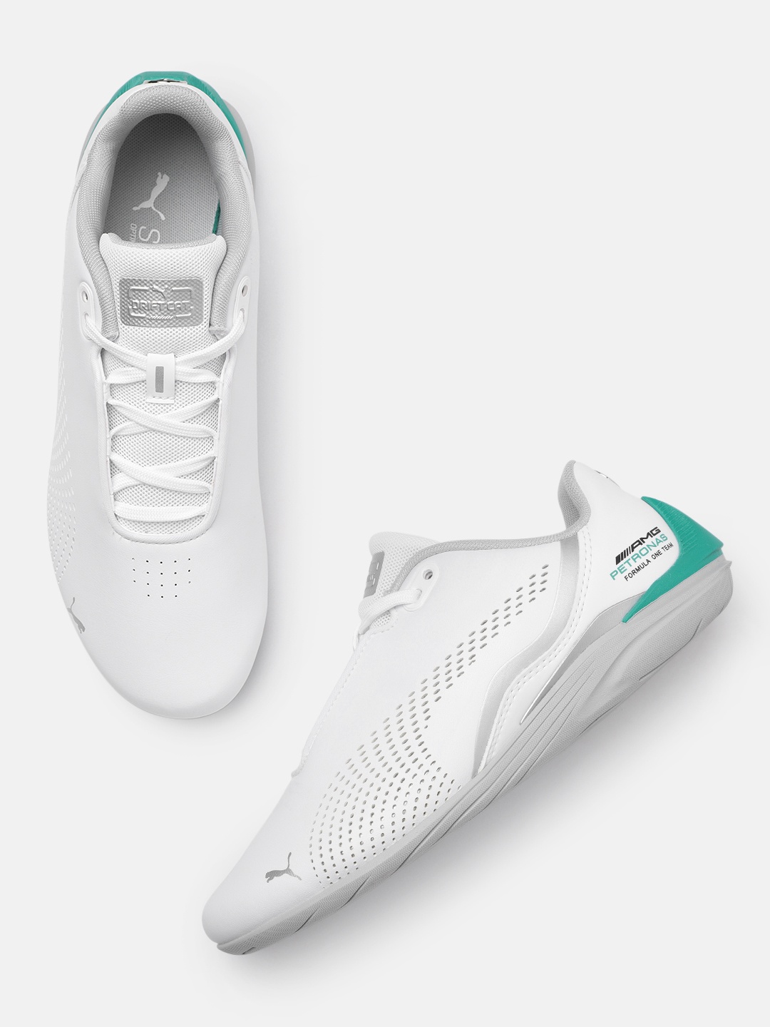 PUMA Motorsport Unisex Mercedes-AMG Petronas Formula 1 Drift Cat Decima Sneakers, White
PUMA Motorsport Unisex Mercedes-AMG Petronas Formula 1 Drift Cat Decima Sneakers, White