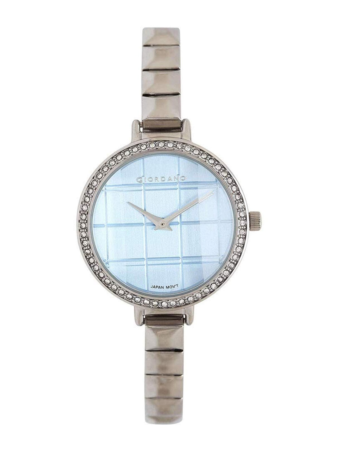 GIORDANO Women Embellished Dial & Bracelet Style Straps Analogue Watch GD-2102-11, Blue
GIORDANO Women Embellished Dial & Bracelet Style Straps Analogue Watch GD-2102-11, Blue