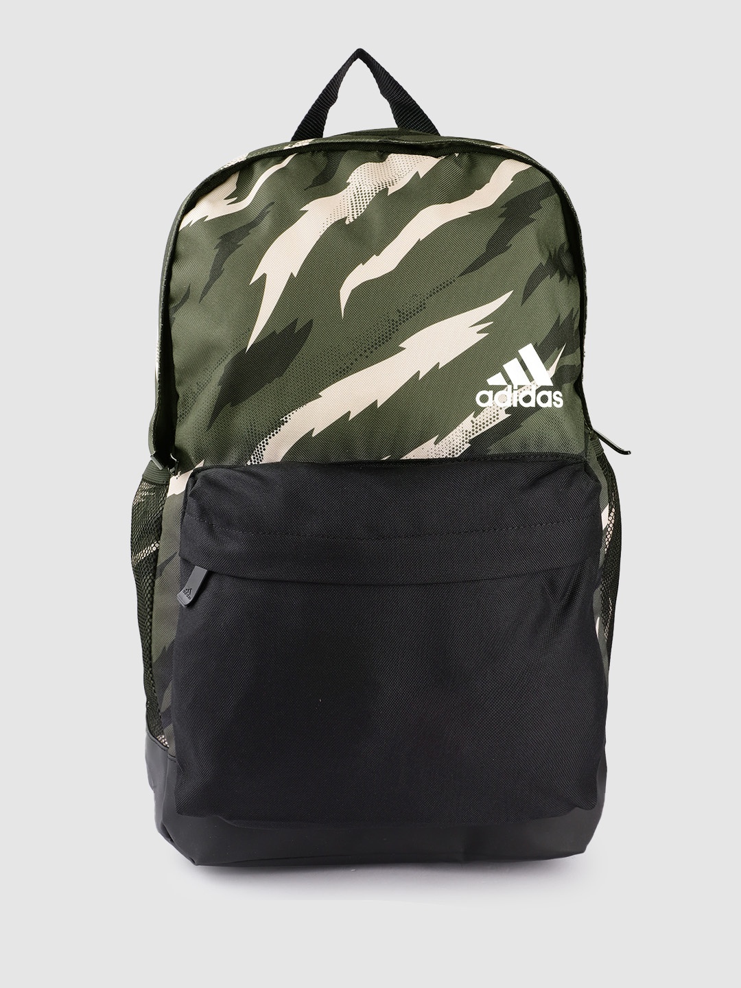ADIDAS Unisex Camouflage Printed Medium-Sized BP DAILY AOP Backpack 29L, Black