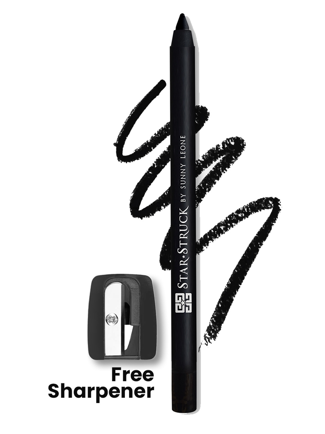 STARSTRUCK BY SUNNY LEONE Kohl Long Lasting Waterproof Eye Pencil with Sharpener - Black
STARSTRUCK BY SUNNY LEONE Kohl Long Lasting Waterproof Eye Pencil with Sharpener - Black