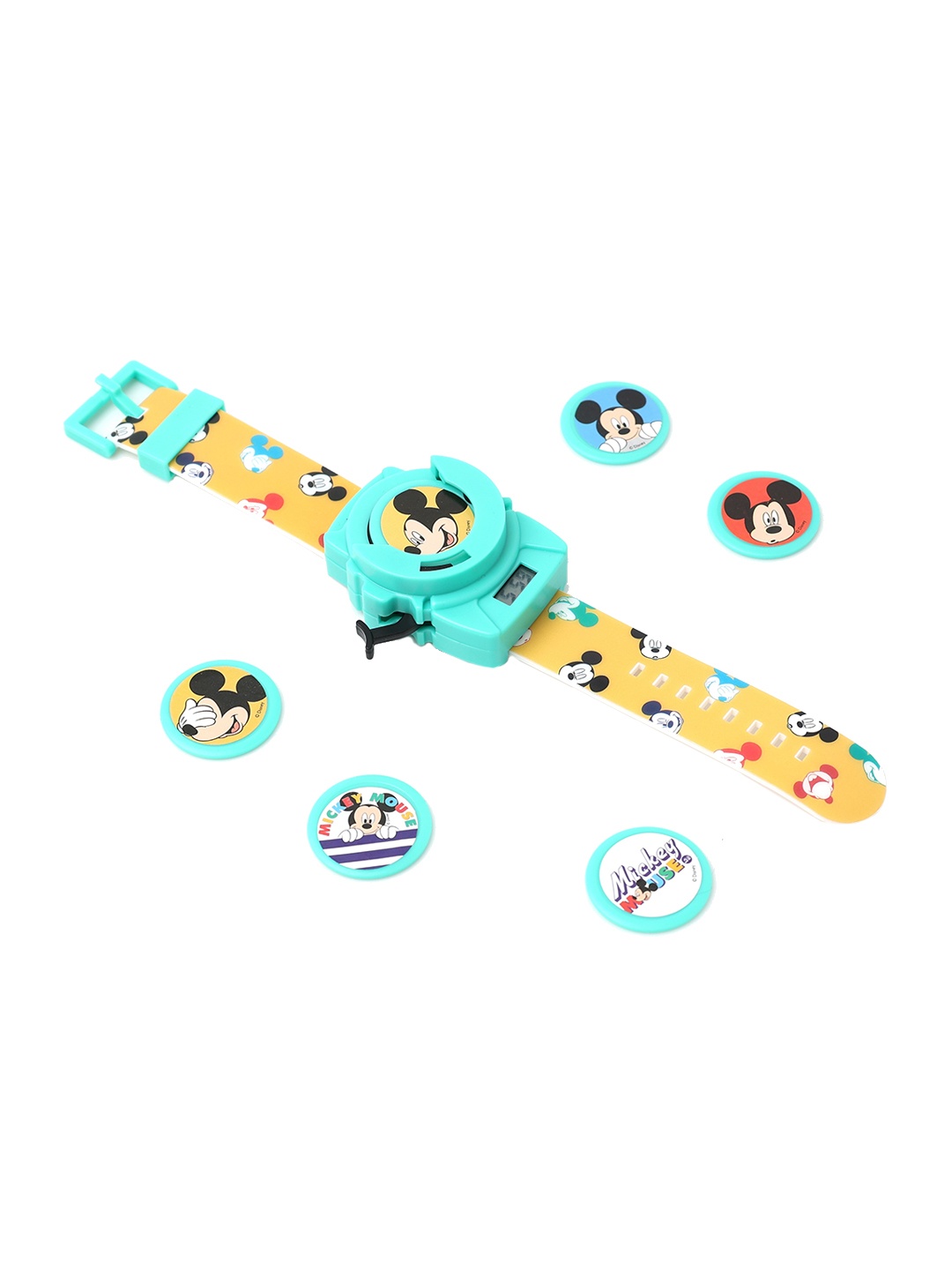 Disney Boys Micky Mouse Printed Dial & Straps Digital Multi Function Disc Shooter Watch, Yellow
Disney Boys Micky Mouse Printed Dial & Straps Digital Multi Function Disc Shooter Watch, Yellow