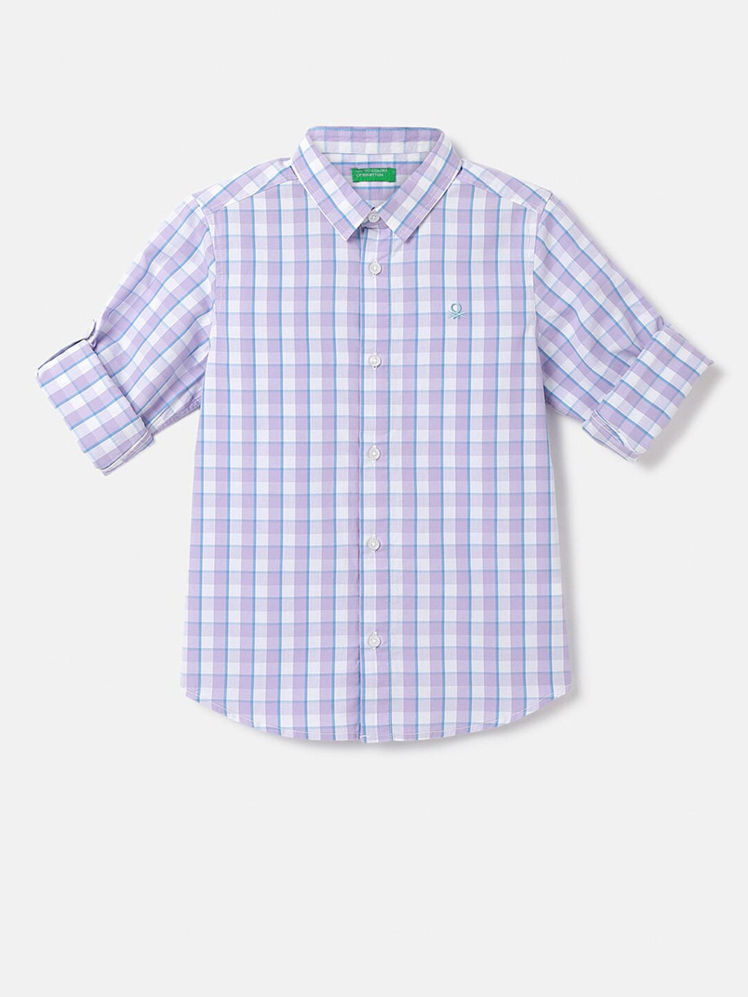 United Colors of Benetton Boys Checked Cotton Casual Shirt, Purple
United Colors of Benetton Boys Checked Cotton Casual Shirt, Purple