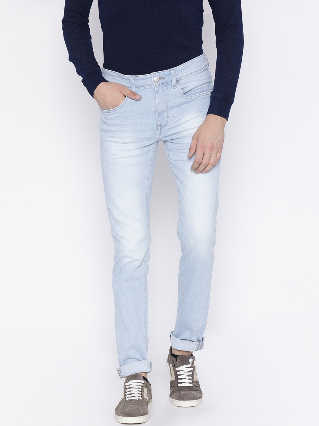 U.S. Polo Assn. Denim Co. Men Blue Regallo Skinny Fit Mid-Rise Clean Look Stretchable Jeans
U.S. Polo Assn. Denim Co. Men Blue Regallo Skinny Fit Mid-Rise Clean Look Stretchable Jeans
