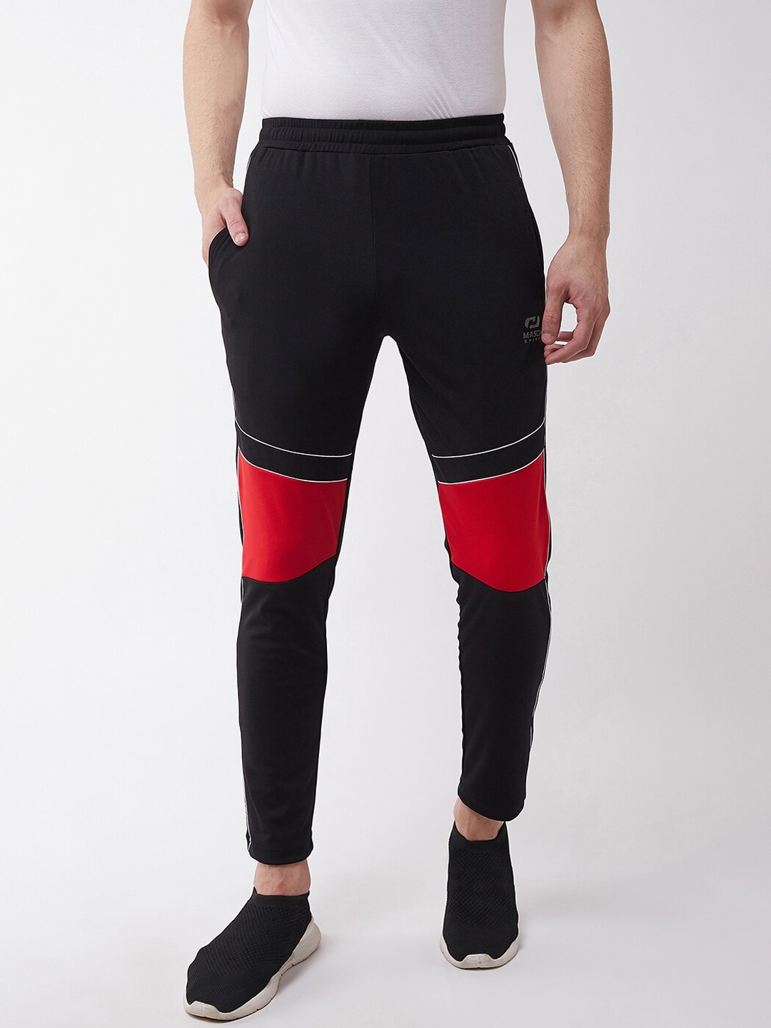 Masch Sports Men Colourblocked Dry-Fit Active Wear Running & Training Track Pant, Black
Masch Sports Men Colourblocked Dry-Fit Active Wear Running & Training Track Pant, Black