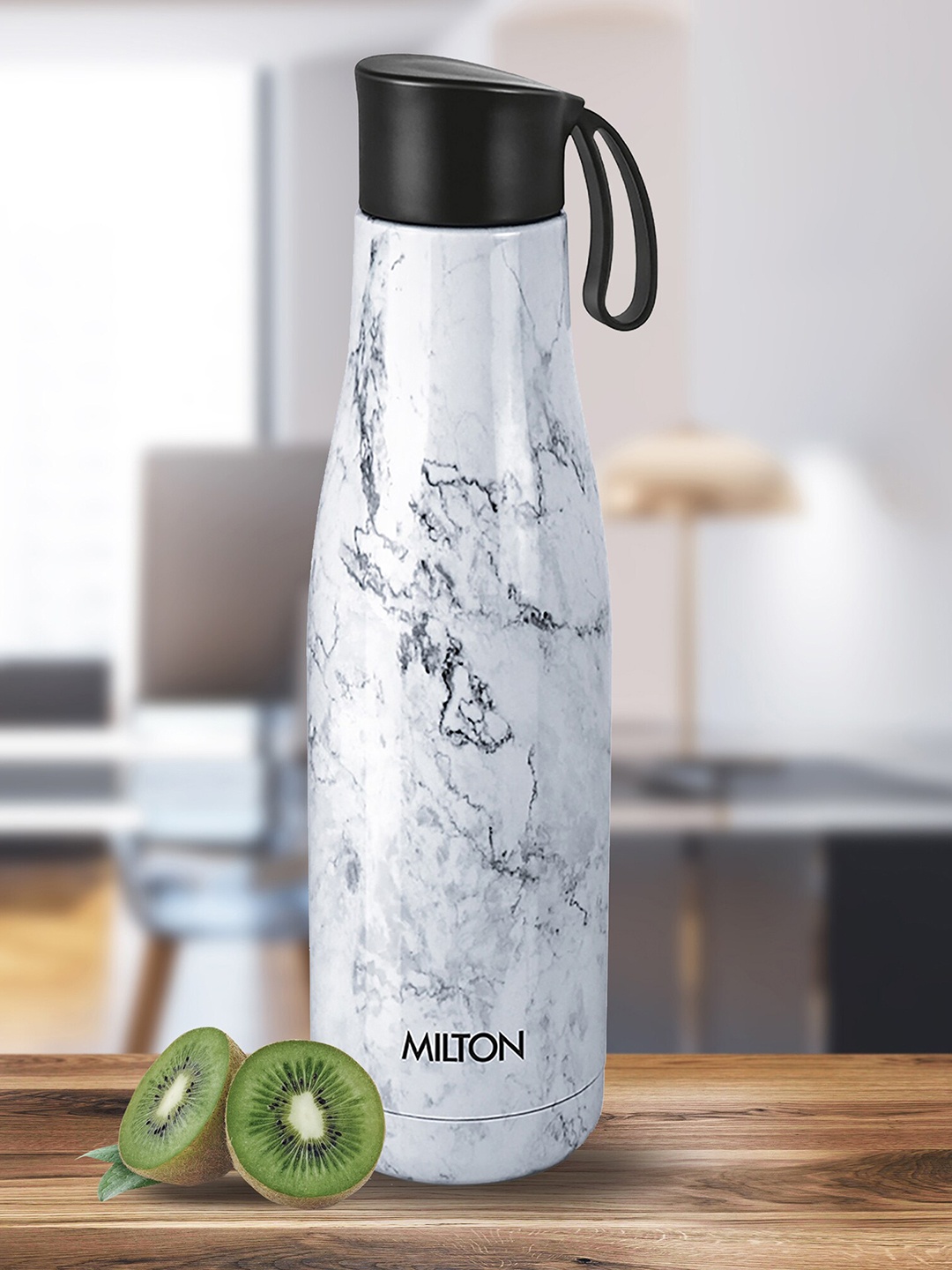Milton Mirage 1000 White Printed Thermosteel Hot and Cold Water Bottle 891 ml
Milton Mirage 1000 White Printed Thermosteel Hot and Cold Water Bottle 891 ml