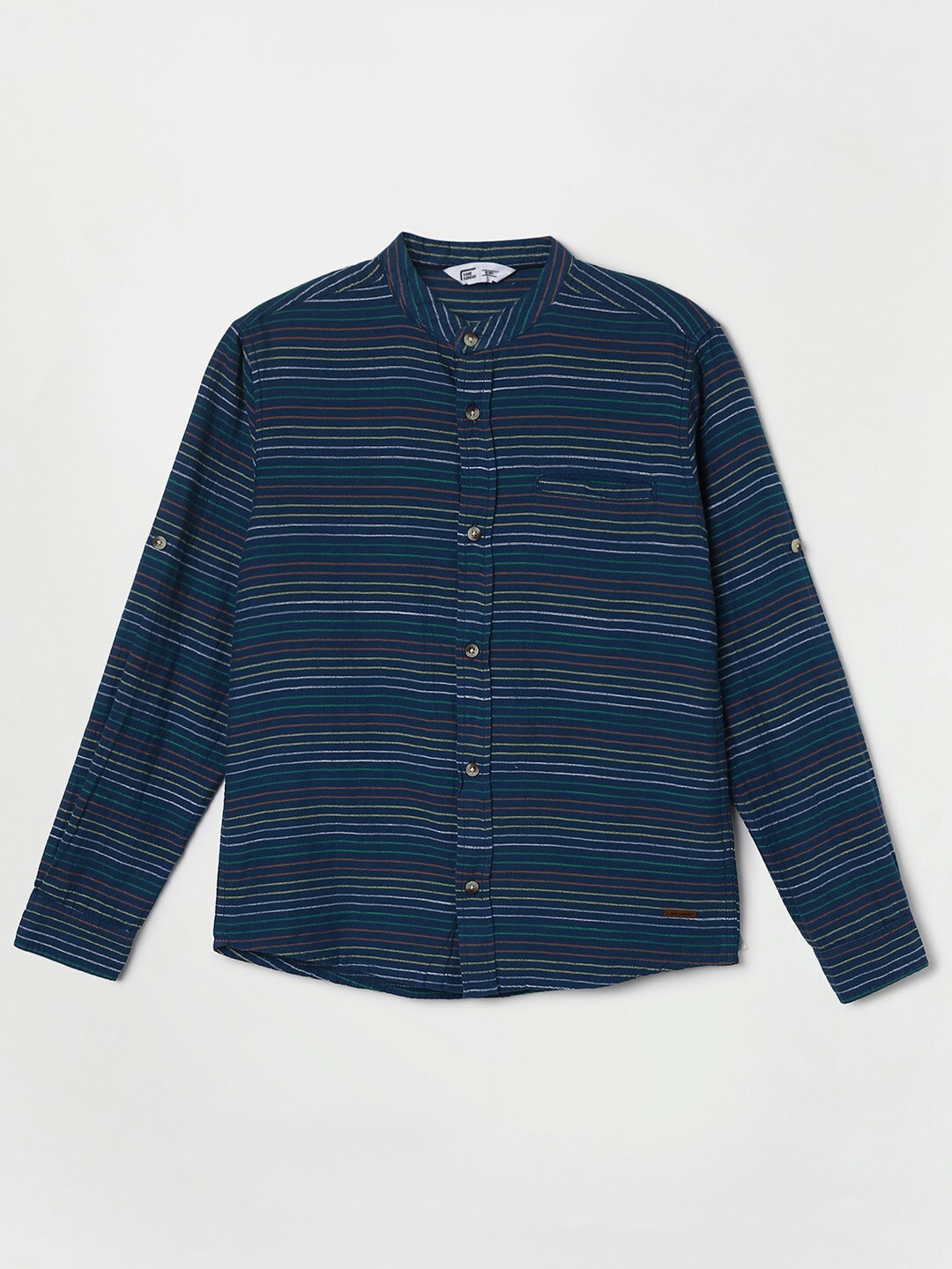 Fame Forever by Lifestyle Boys Horizontal Striped Casual Pure Cotton Shirt, Navy blue
Fame Forever by Lifestyle Boys Horizontal Striped Casual Pure Cotton Shirt, Navy blue