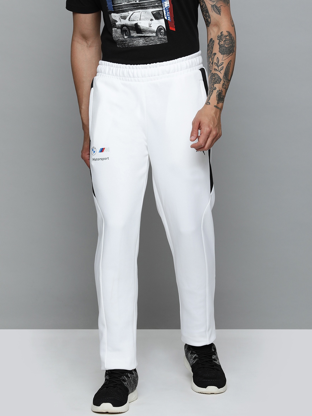 PUMA Motorsport Men BMW MMS Brand Logo Cotton Slim-Fit Sustainable Sweat Pants, White
PUMA Motorsport Men BMW MMS Brand Logo Cotton Slim-Fit Sustainable Sweat Pants, White